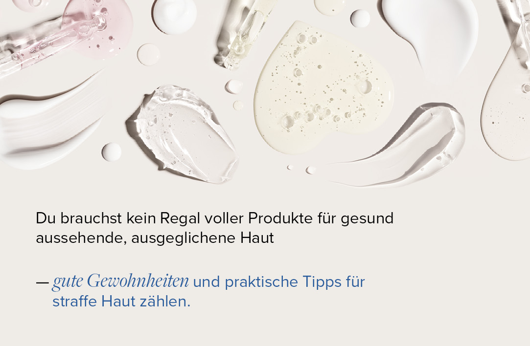 Überfluss an Hautpflegeprodukten