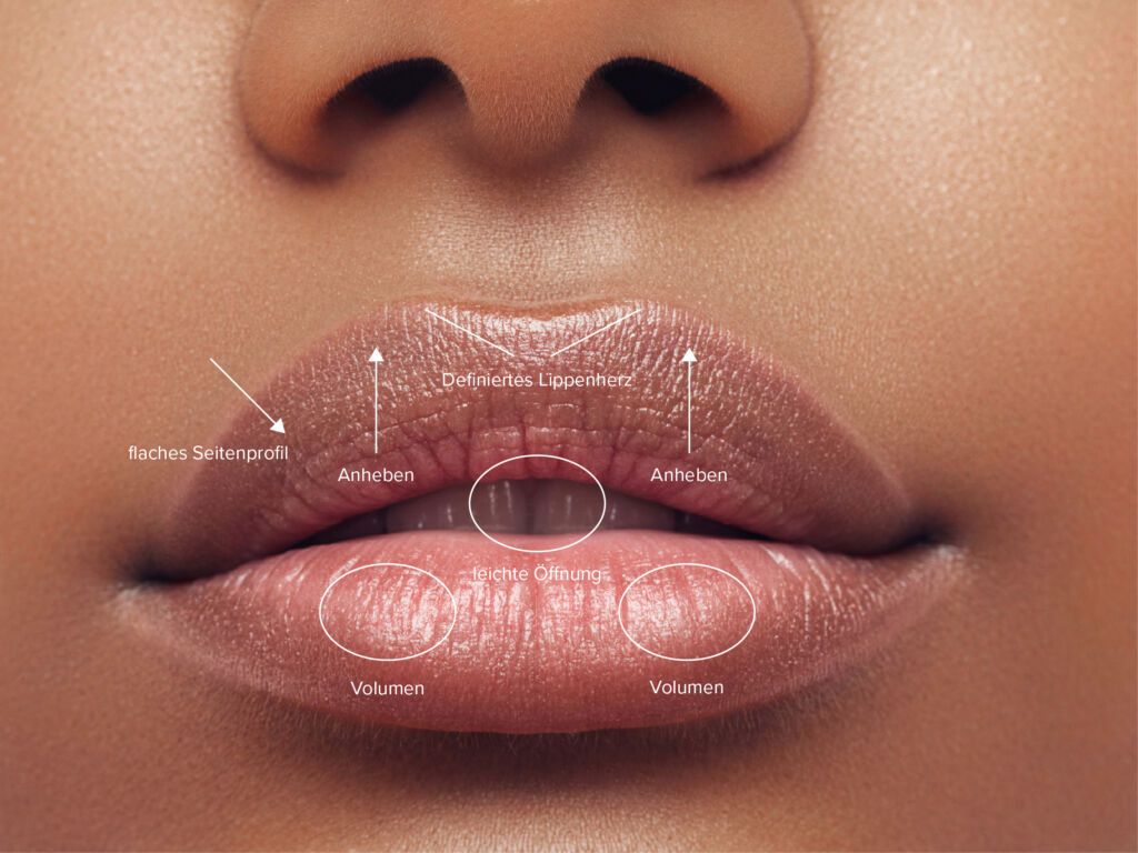 Illustration ästhetische russian lips nahaufnahme lippen